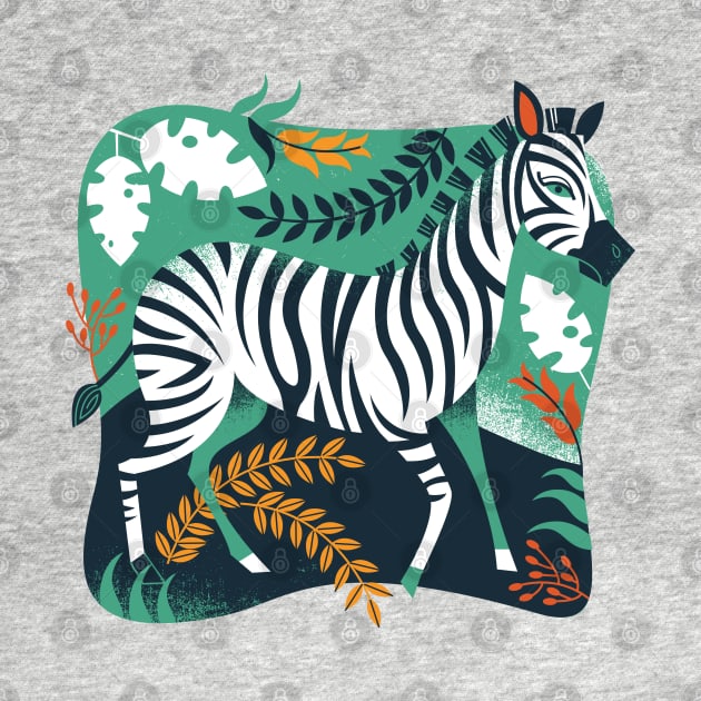 Zebra by Lucie Rice Illustration and Design, LLC